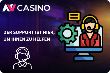 NV Casino Kundensupport und technische Hilfssymbole