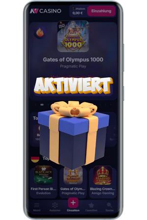 Bonus erfolgreich aktiviert