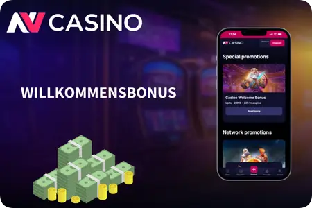 Offizielles NV Casino Willkommensbonus Angebot