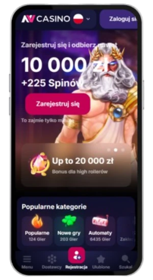Wejdź na oficjalną stronę NV Casino i rozpocznij nv casino login.