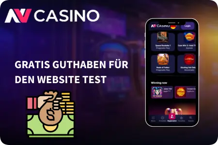 NV Casino Gratis Guthaben für den Website Test