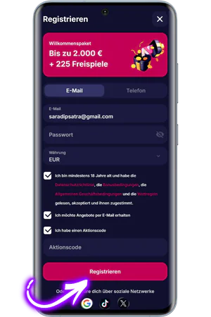 Registrierungsformular