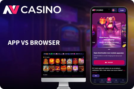NV Casino App vs browser