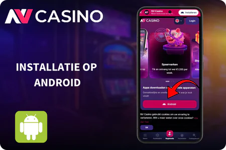 Installatie op NV Casino Android