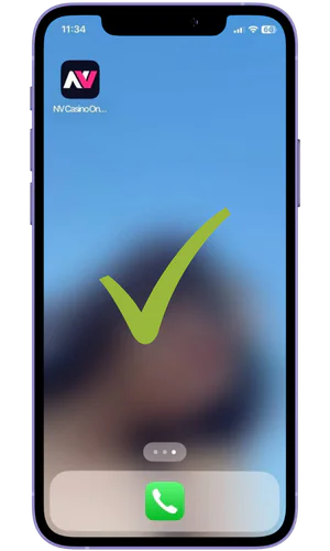 Pictogram op beginscherm Nvcasino